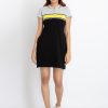 Status Quo Womens Bodycon Striped Polo Dress
