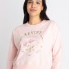 Womens Solid Lightweight Sweatshirt