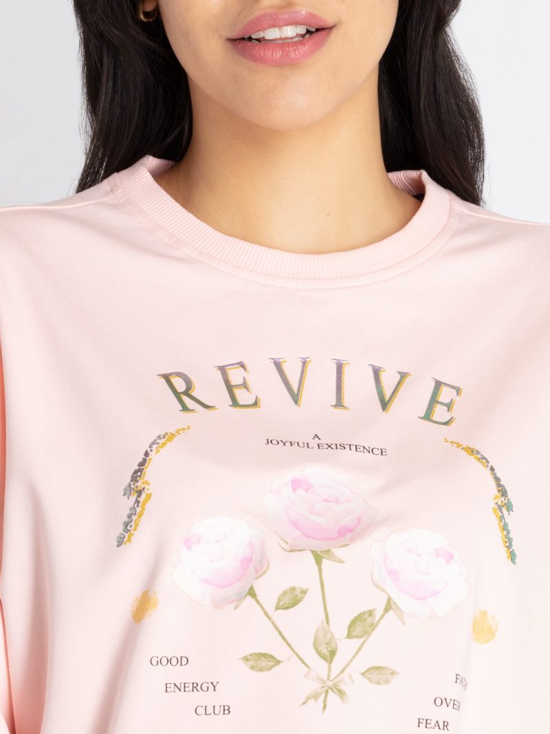 Womens Solid Lightweight Sweatshirt