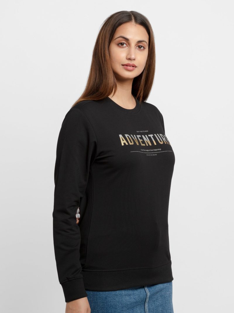 Womens Printed Lightweight Sweatshirt
