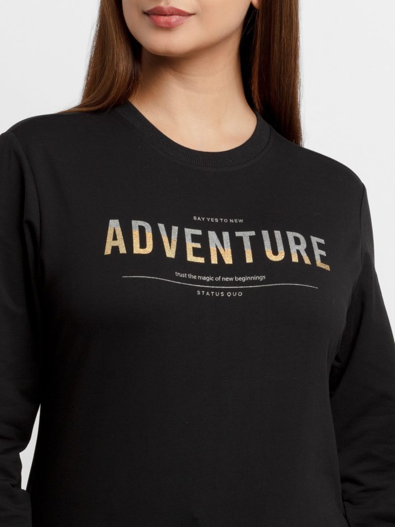 Womens Printed Lightweight Sweatshirt