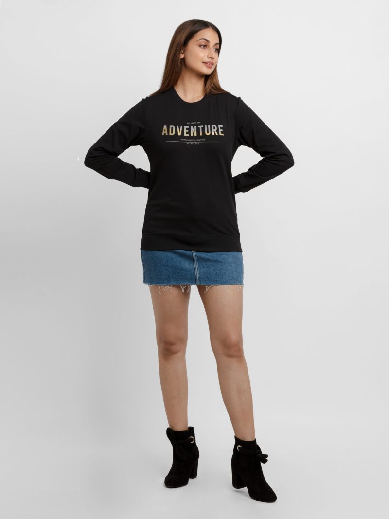 Womens Printed Lightweight Sweatshirt