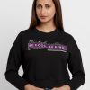 Womens Printed Lightweight Sweatshirt
