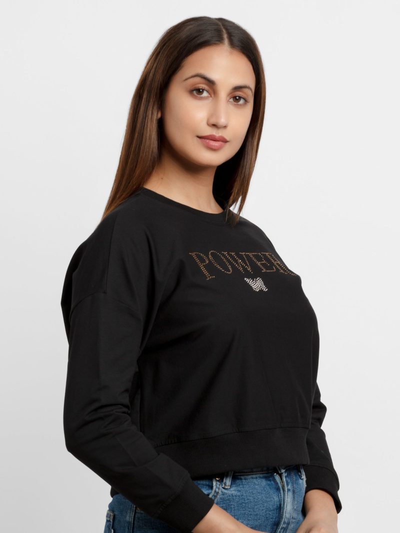 Womens Printed Lightweight Sweatshirt