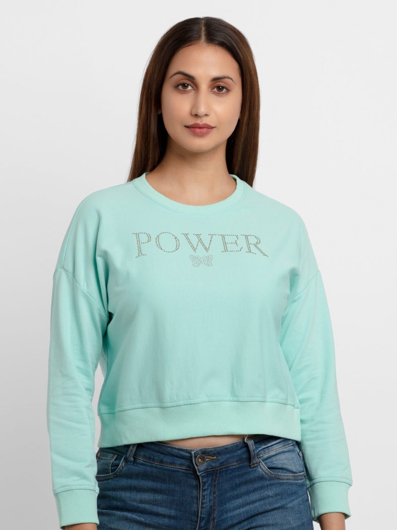 Womens Printed Lightweight Sweatshirt