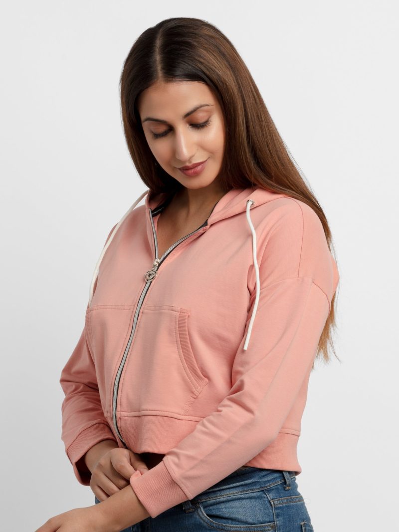 Womens Solid Lightweight Sweatshirt