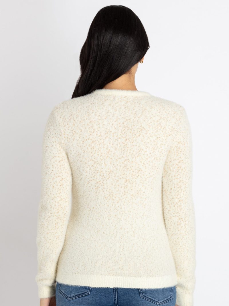 Status Quo Womens Solid Round Neck Sweater