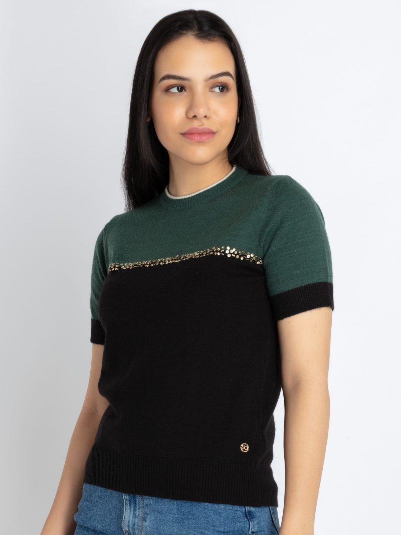 Womens Mix & Match Round Neck Sweater