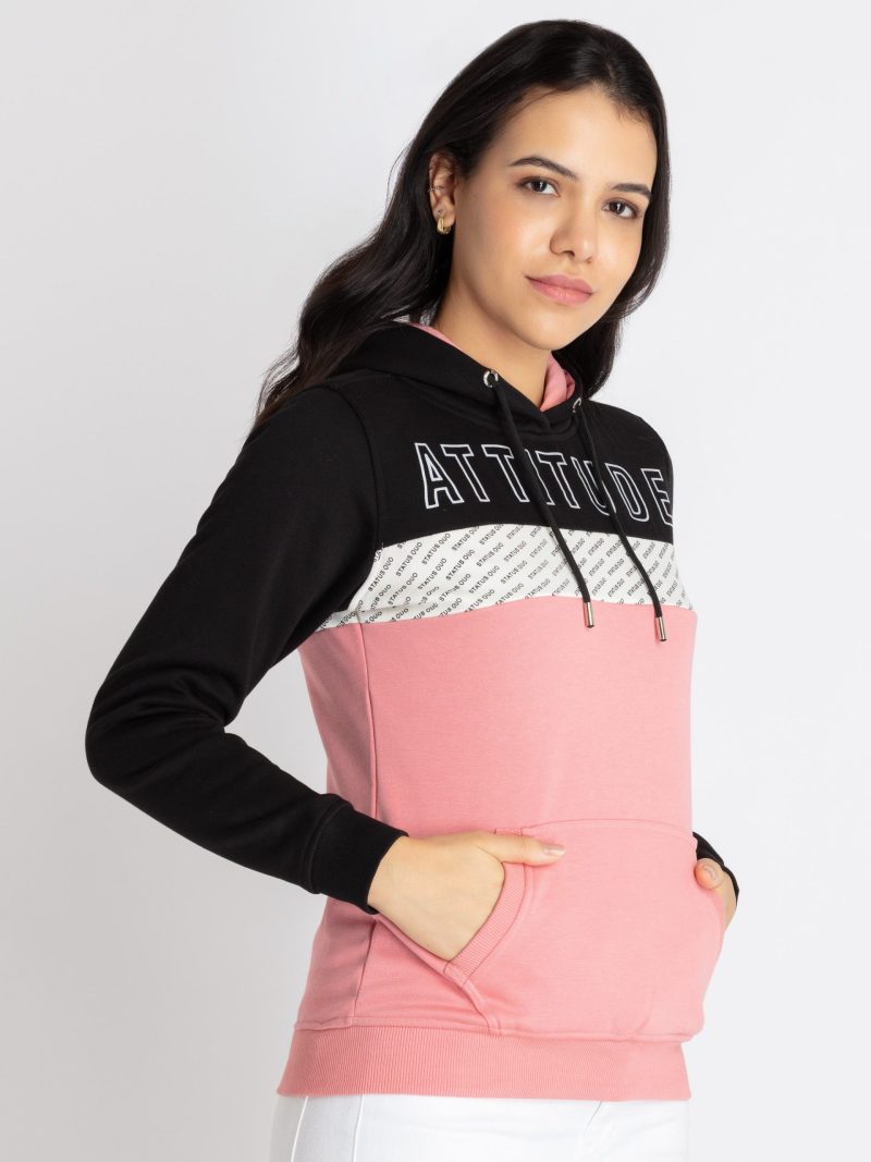 Womens Mix & Match Hooded Sweatshirt