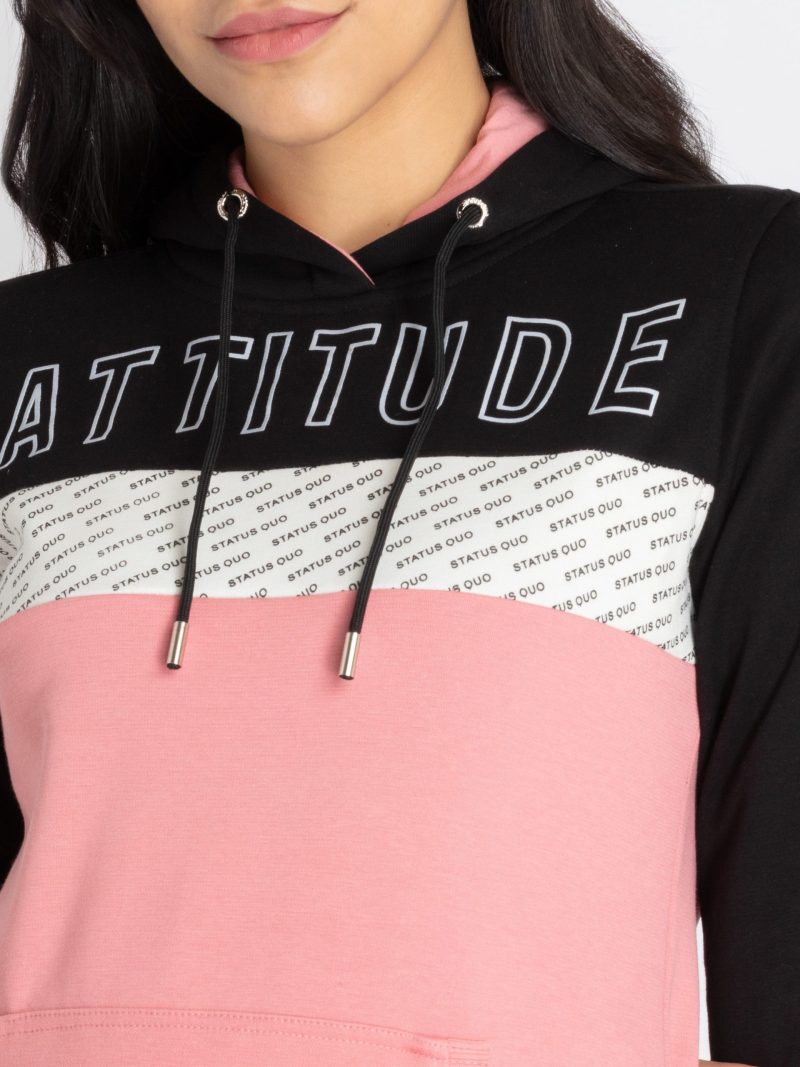 Womens Mix & Match Hooded Sweatshirt