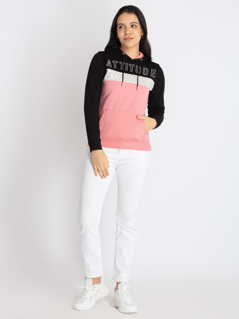 Womens Mix & Match Hooded Sweatshirt