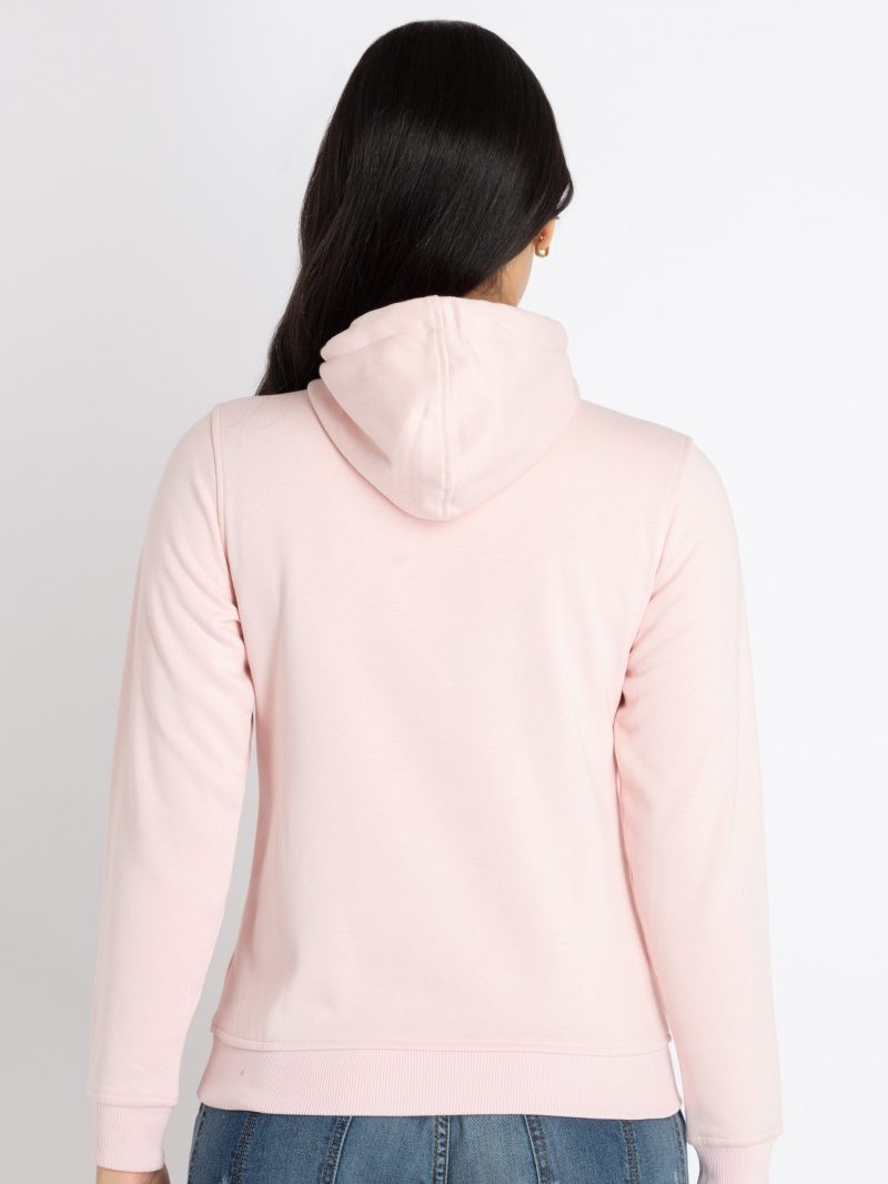 Womens Printed Hooded Sweatshirt