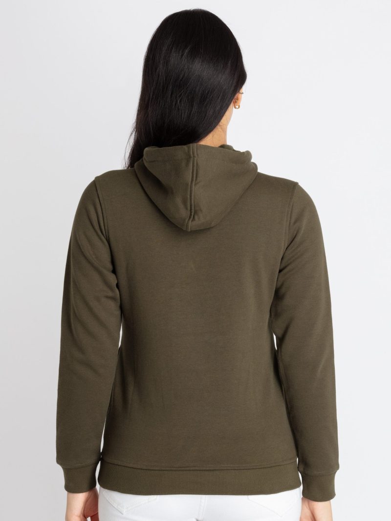Womens Printed Hooded Sweatshirt