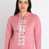 Womens Printed Hooded Sweatshirt