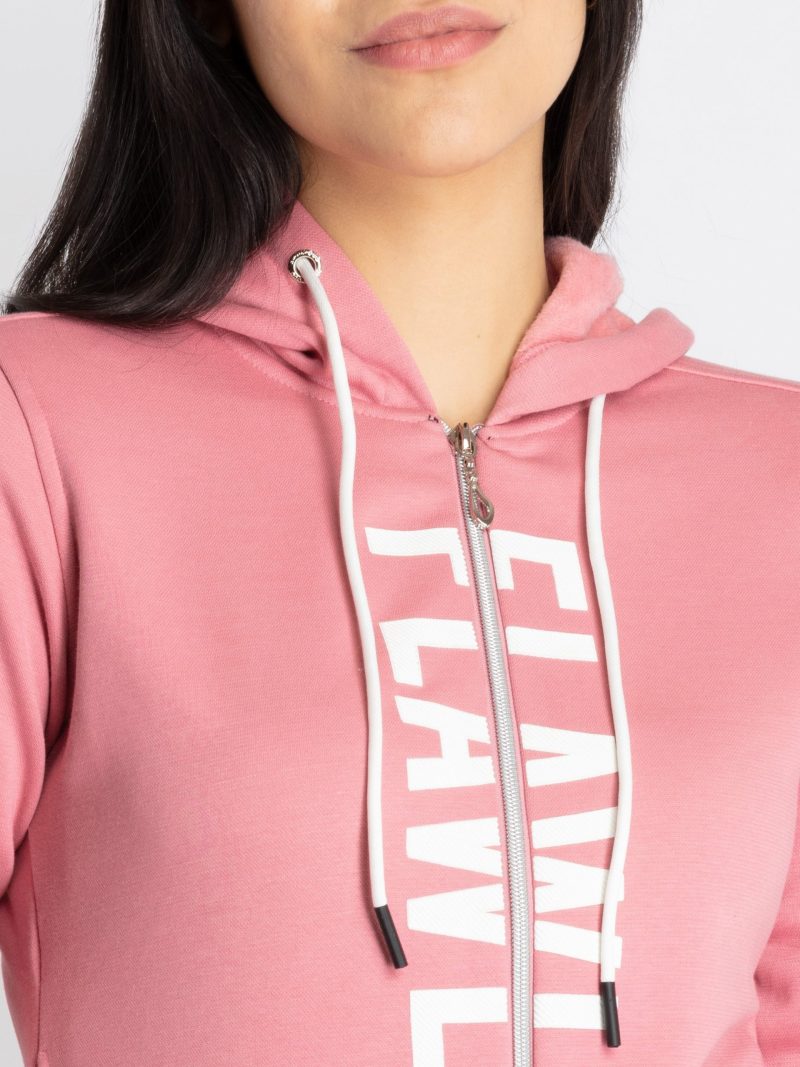 Womens Printed Hooded Sweatshirt