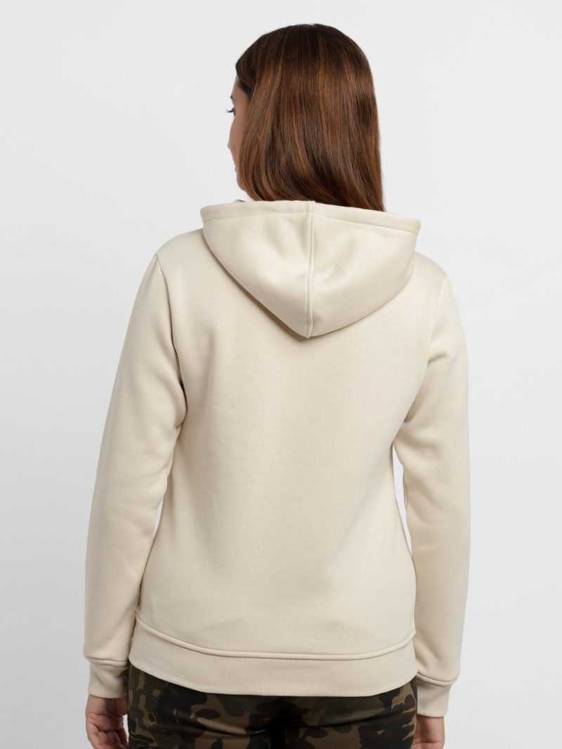 Womens Printed Hooded Sweatshirt