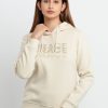Womens Printed Hooded Sweatshirt