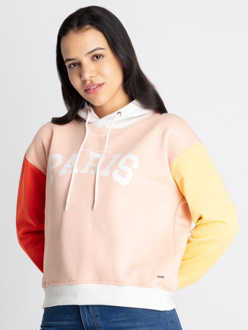 Womens Mix & Match Hooded Sweatshirt