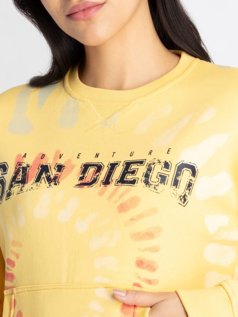 Womens All Over Printed Sweatshirt