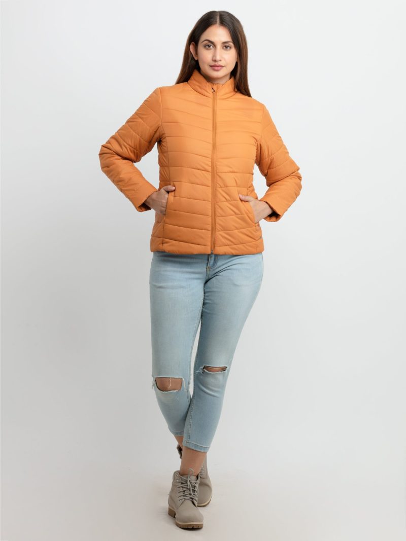 Status Quo Womens Quilted High Neck Jacket