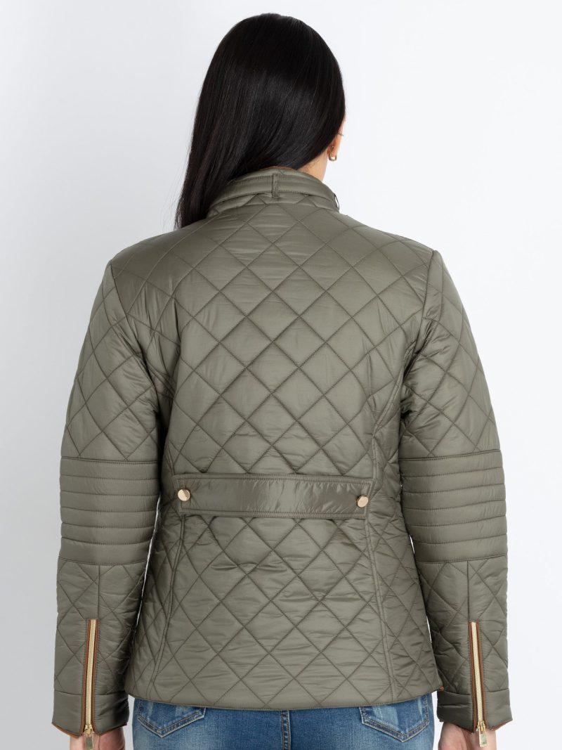 Status Quo Womens Quilted High Neck Jacket
