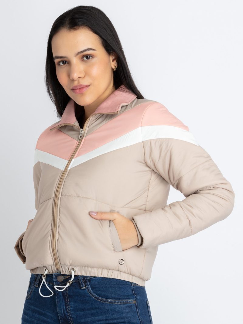 Womens Mix & Match High Neck Jacket