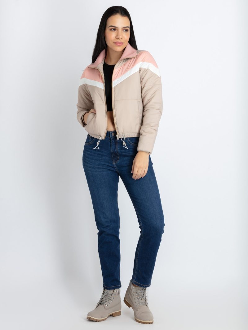 Womens Mix & Match High Neck Jacket