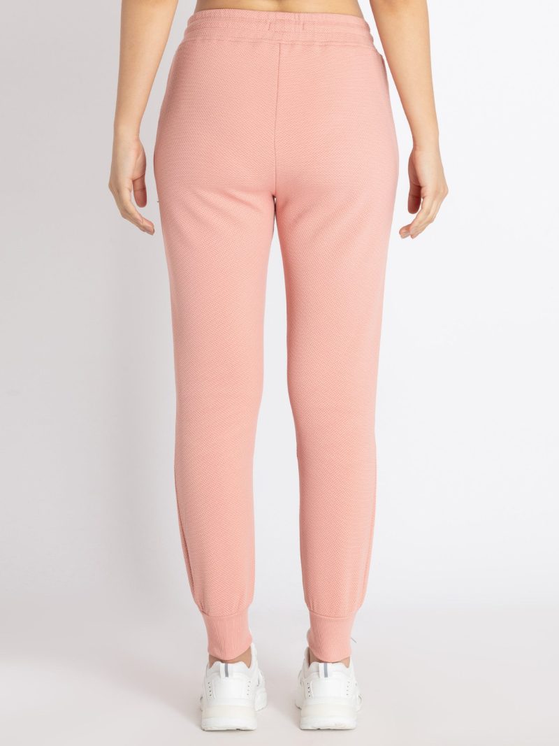 Womens Popcorn Textured Joggers