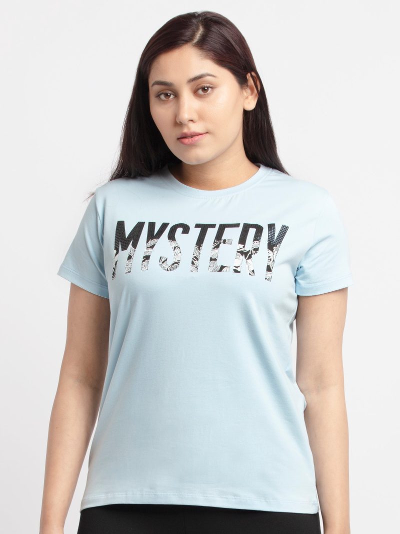 Status Quo Women Printed Round Neck T-Shirt