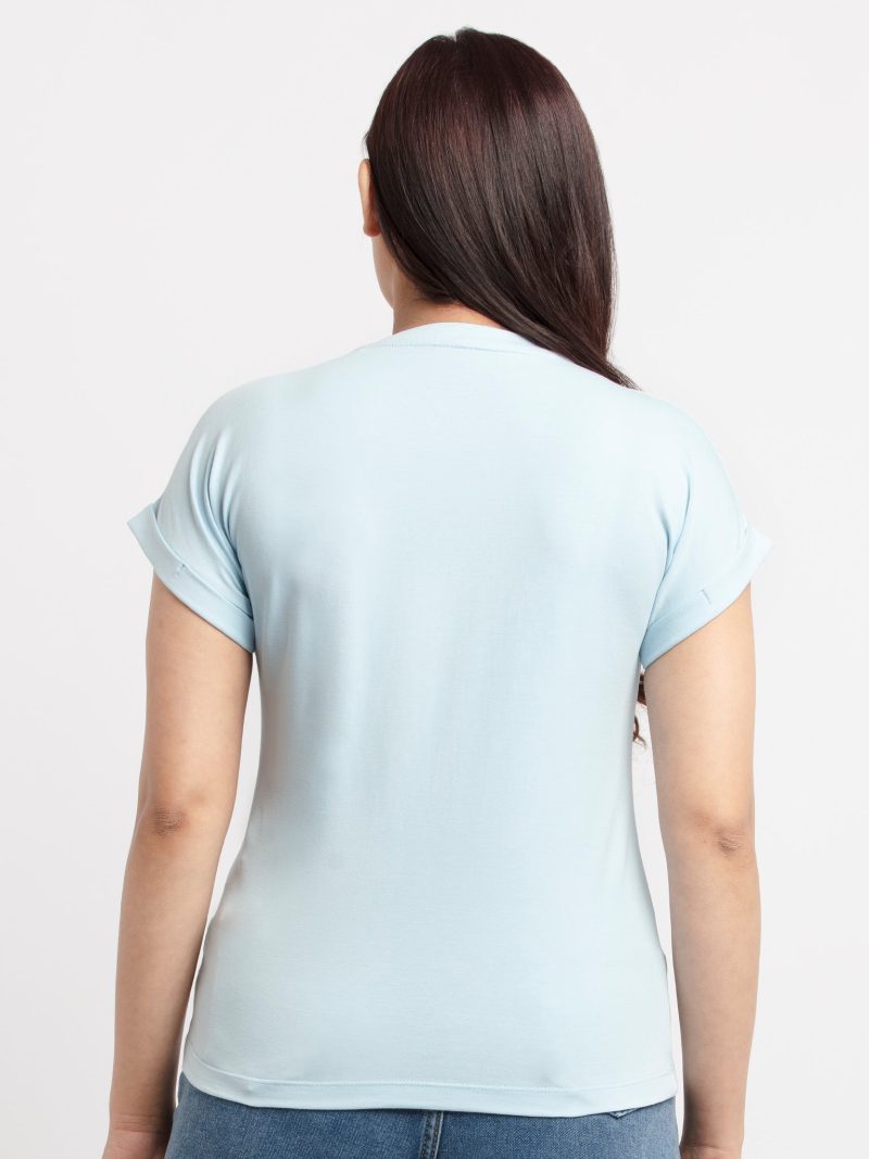 Status Quo Women Printed Round Neck T-Shirt