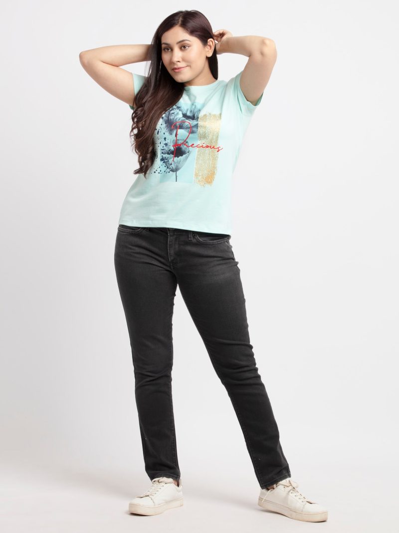 Status Quo Women Printed Round Neck T-Shirt