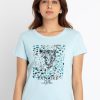 Status Quo Womens Printed Round Neck T-Shirt