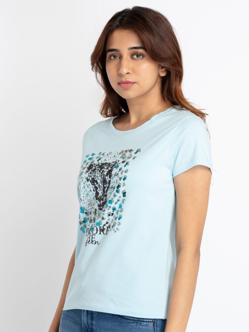Status Quo Womens Printed Round Neck T-Shirt