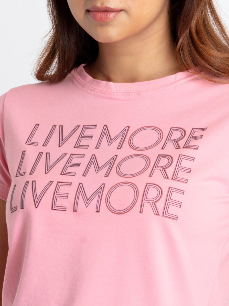 Status Quo Womens Printed Round Neck T-Shirt