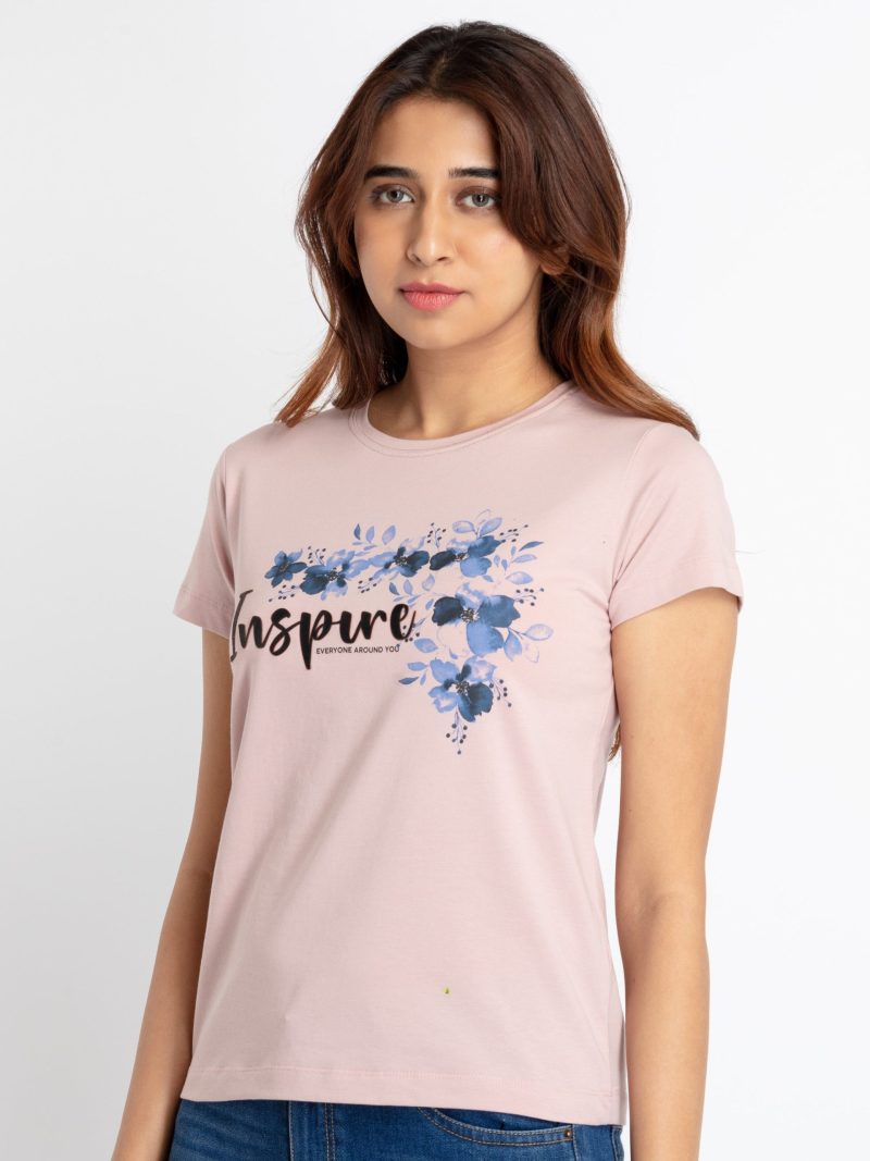 Status Quo Womens Printed Round Neck T-Shirt