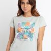Status Quo Womens Printed Round Neck T-Shirt
