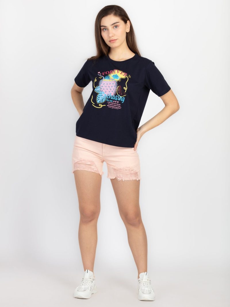 Status Quo Womens Printed Round Neck T-Shirt