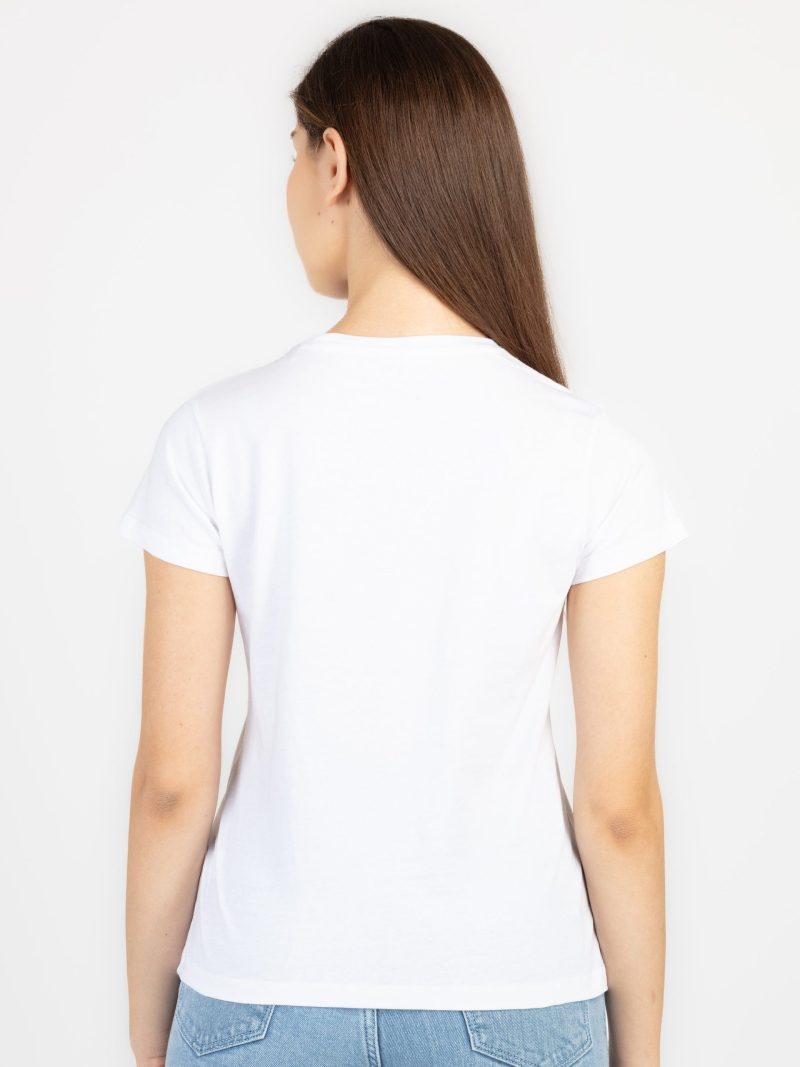 Womens Printed Round Neck T-Shirt