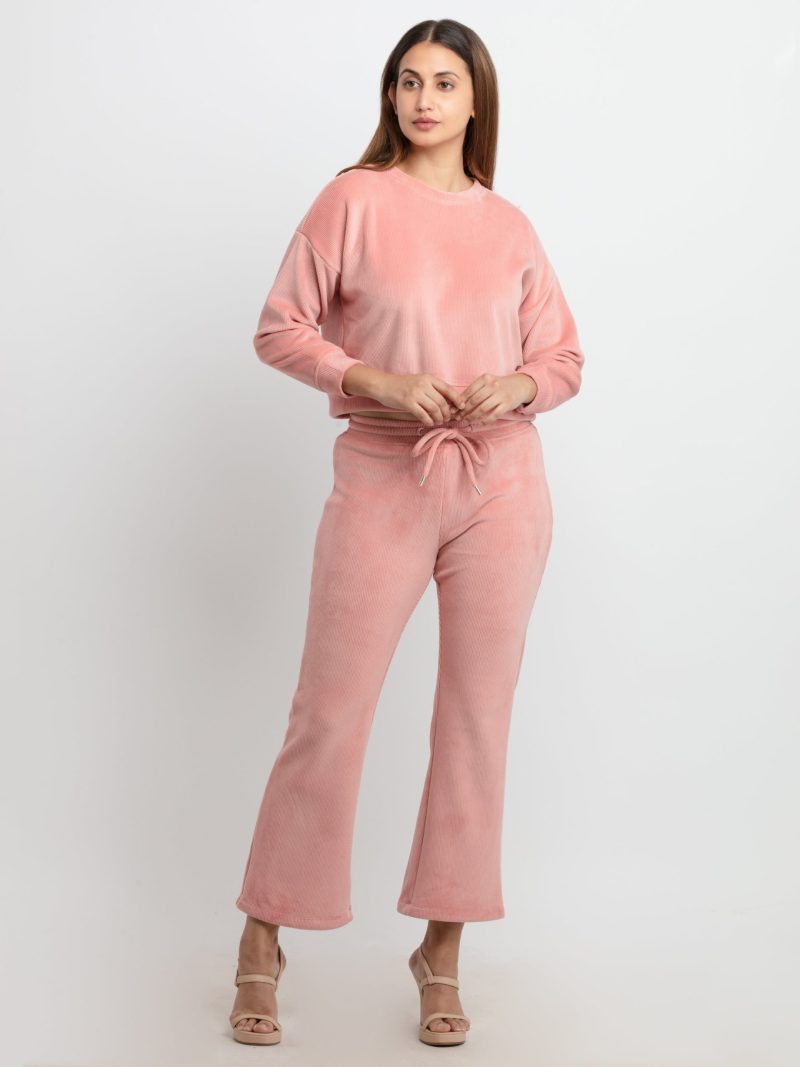Womens Solid Tracksuit