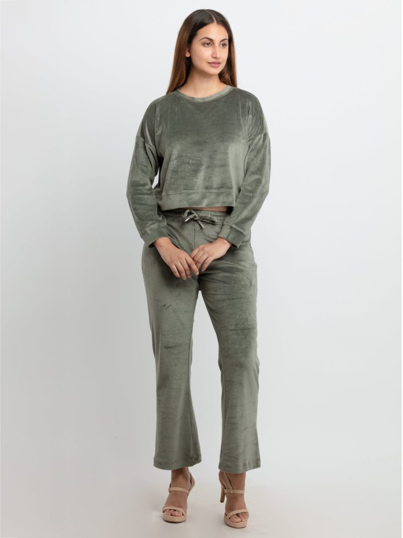 Womens Crop Length Tracksuit