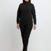 Womens Solid High Neck Tracksuit