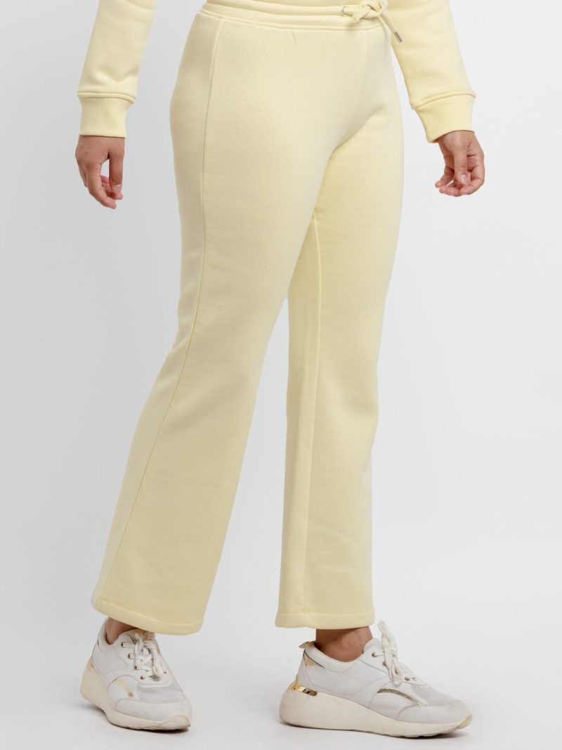 Womens Solid Regular Fit Trackpants