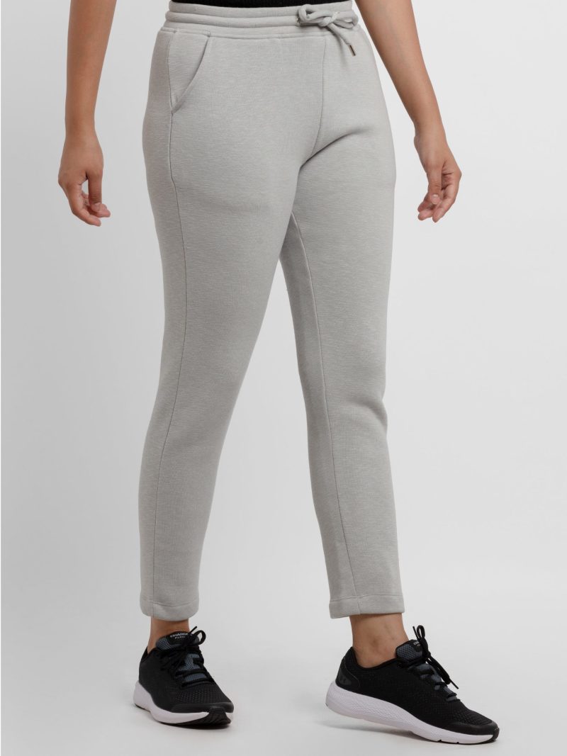 Womens Solid Regular Fit Trackpants