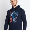 Mens Printed Hooded Sweatshirt