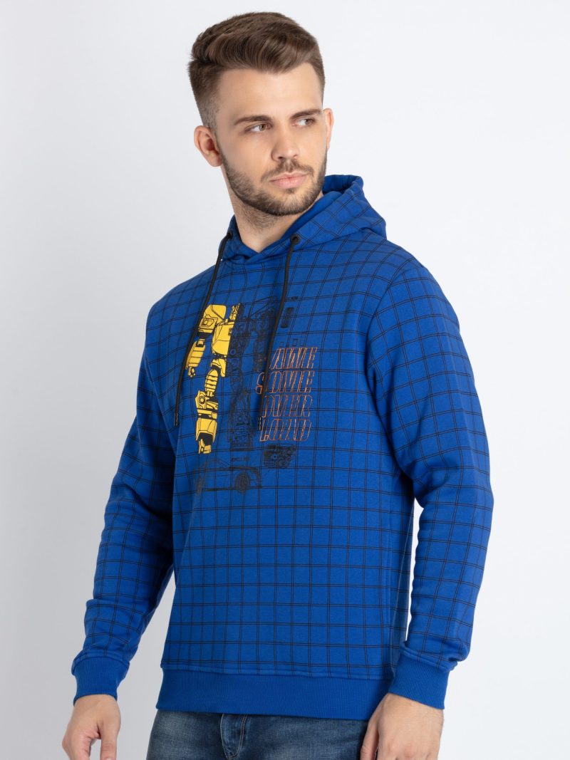Mens All Over Printed Hooded Sweatshirt