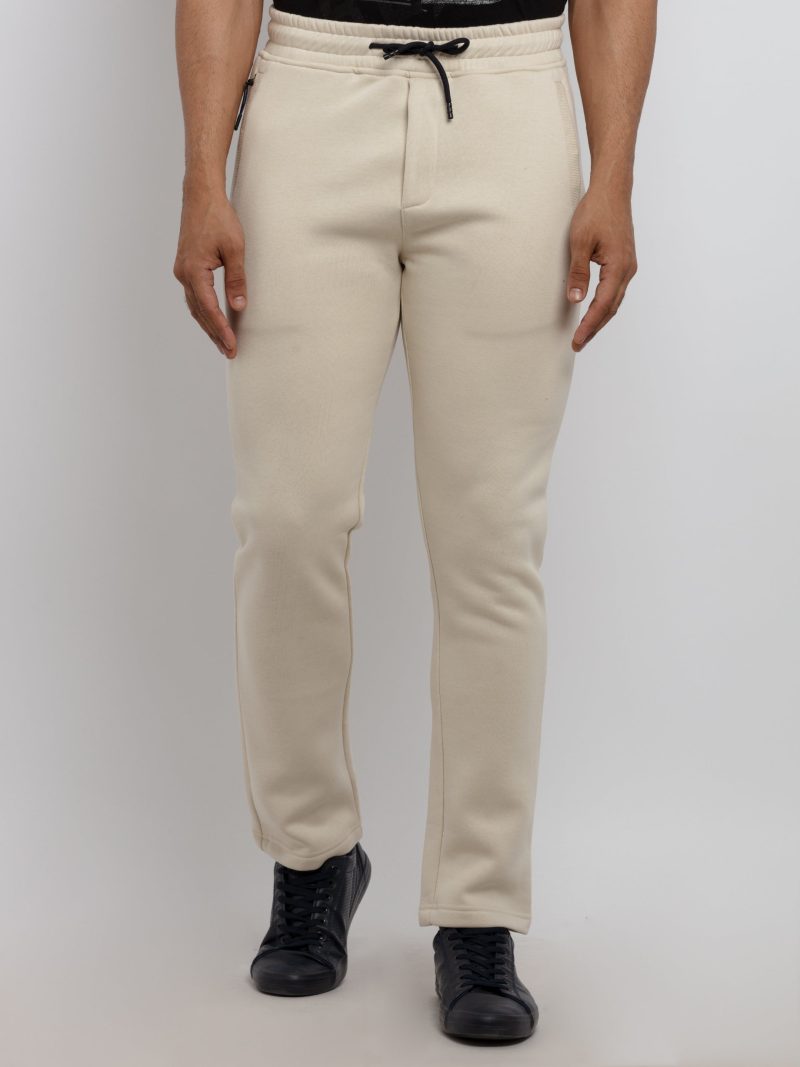 Mens Solid Regular Fit Track Pants