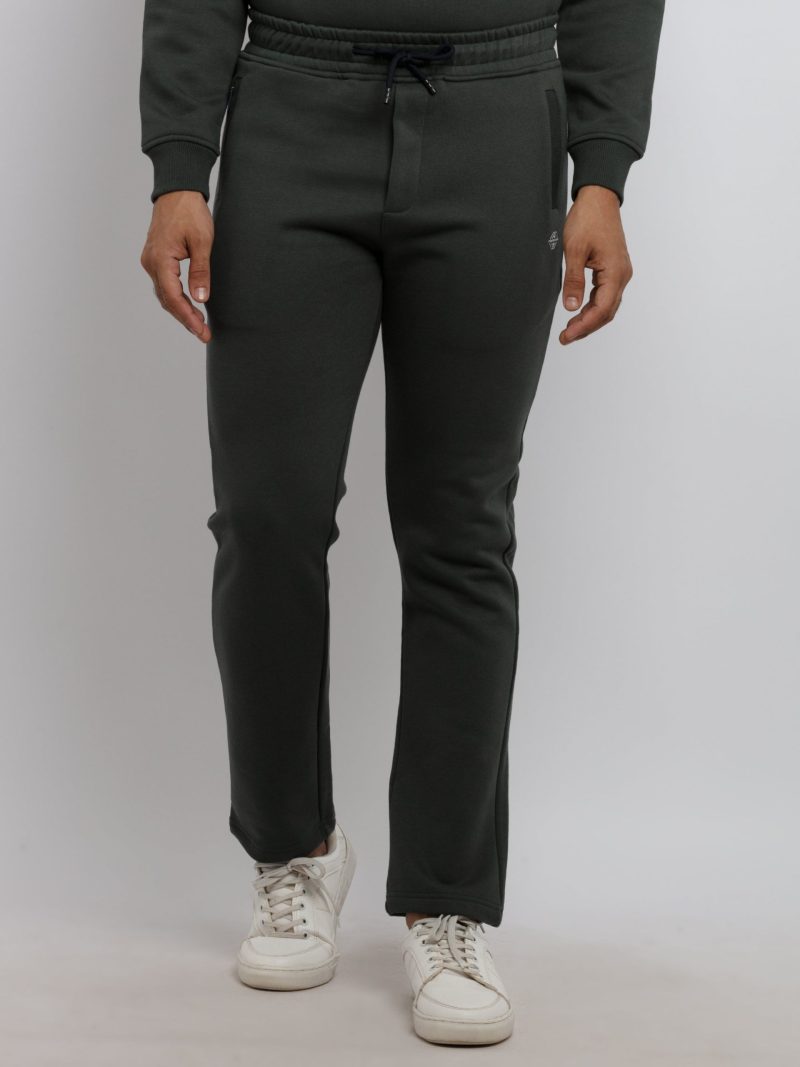 Mens Solid Regular Fit Track Pants