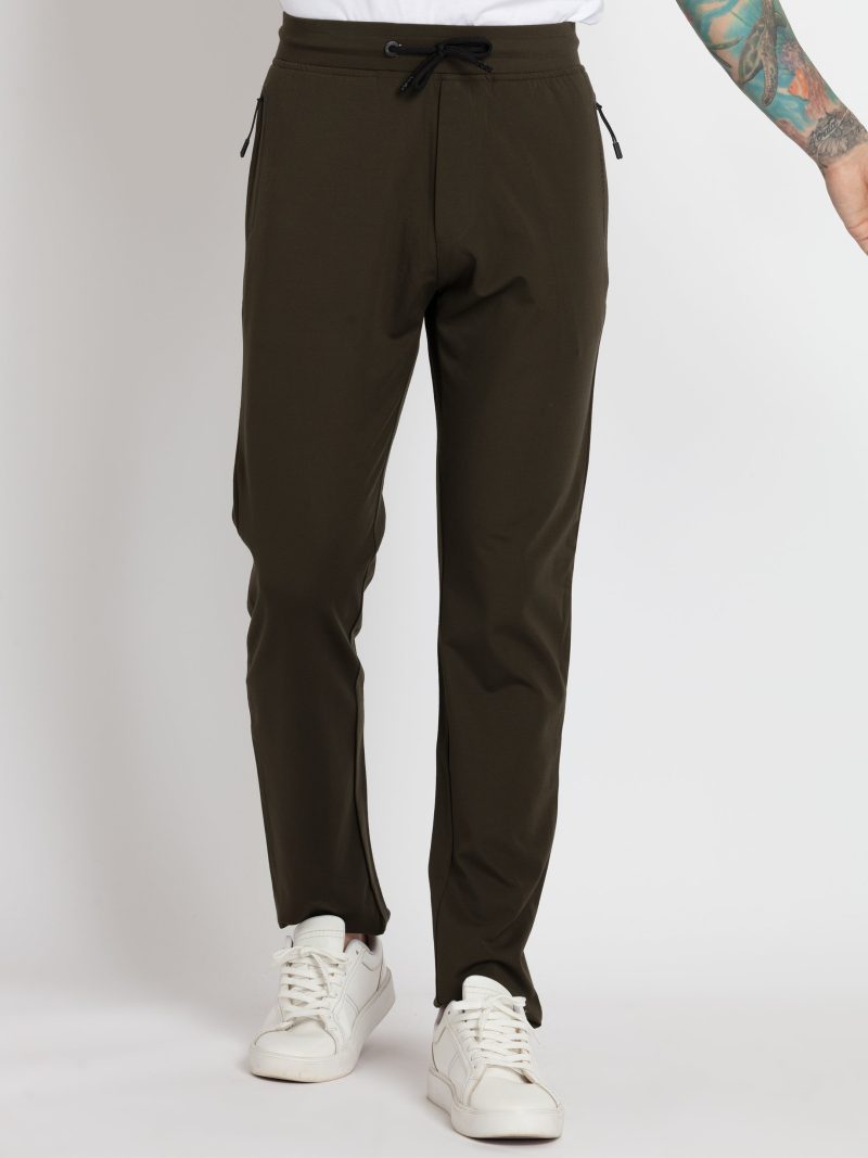 Status Quo Mens Solid Regular Fit Track Pants