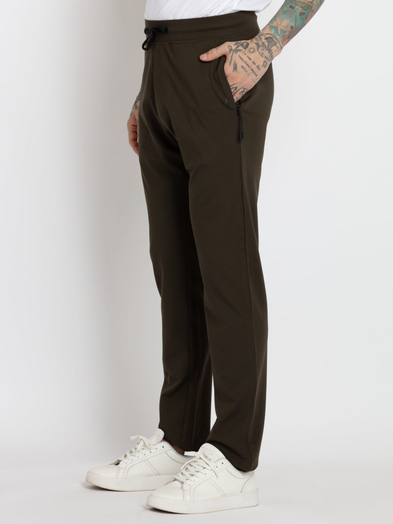 Status Quo Mens Solid Regular Fit Track Pants