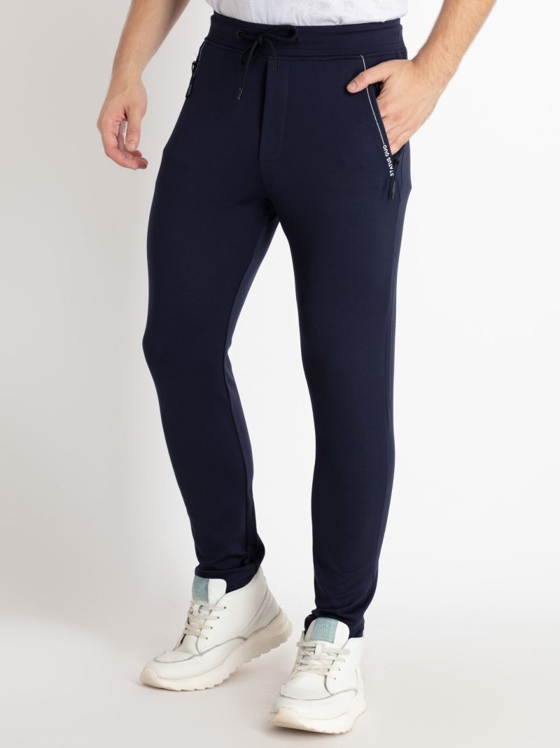 Mens Solid Regular Fit Track Pants